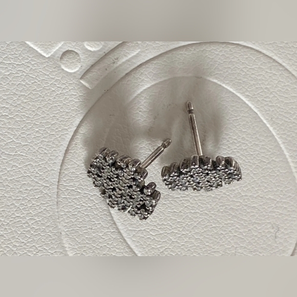 Pandora "Snowflake" Earrings - Picture 2 of 3